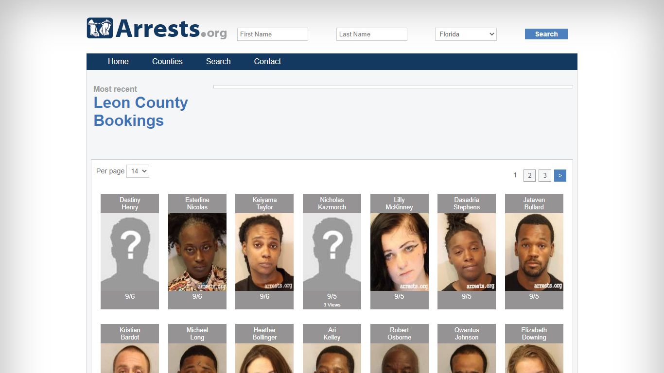 Leon County Arrests and Inmate Search